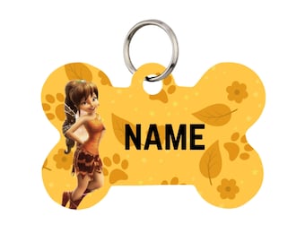 Fawn Pet Id Tag for Dogs and Cats or Keychain | Personalized