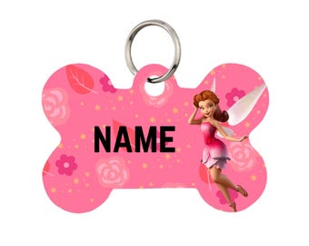 Rosetta Pet Id Tag for Dogs and Cats or Keychain | Personalized