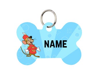 Timothy Q. Pet Id Tag for Dogs and Cats or Keychain | Personalized