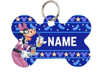 Clarabelle Pet Id Tag for Dogs and Cats or Keychain | Personalized