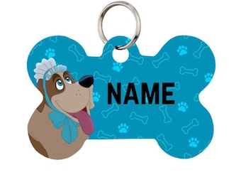 Nana Pet Id Tag for Dogs and Cats or Keychain | Personalized