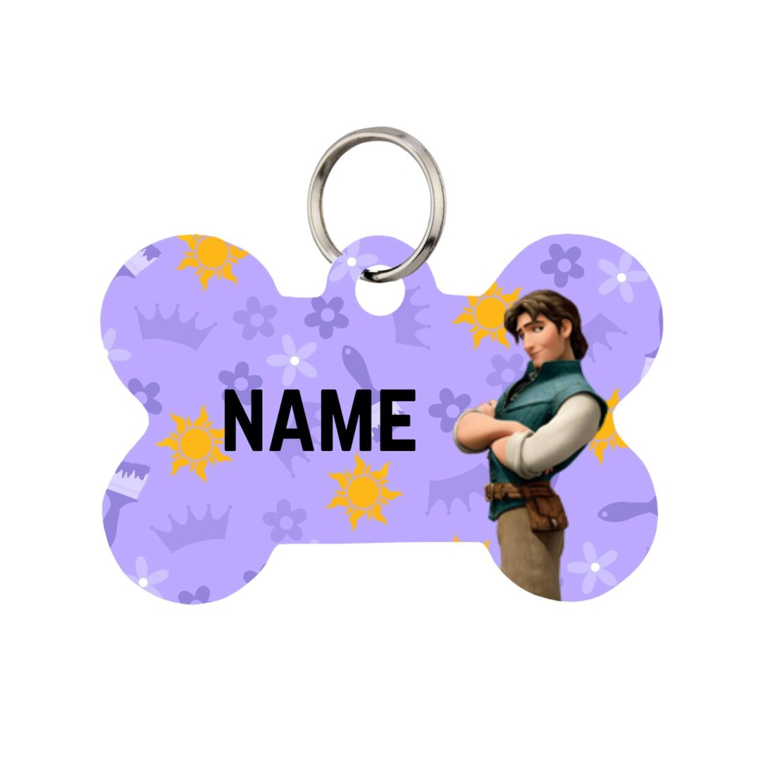 Flynn Rider Key Chain Flynn Rider Pet Id Tag for Dogs and Cats or Keychain | Personalized - Etsy