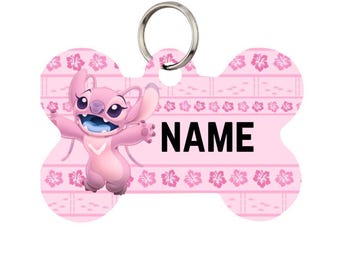 Angel Pet Id Tag for Dogs and Cats or Keychain | Personalized