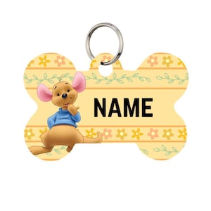 Roo Pet Id Tag for Dogs and Cats or Keychain | Personalized