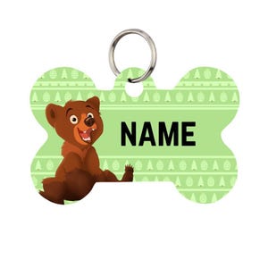 Etiqueta de identificação Koda Pet para cães e gatos ou chaveiro | Personalizado