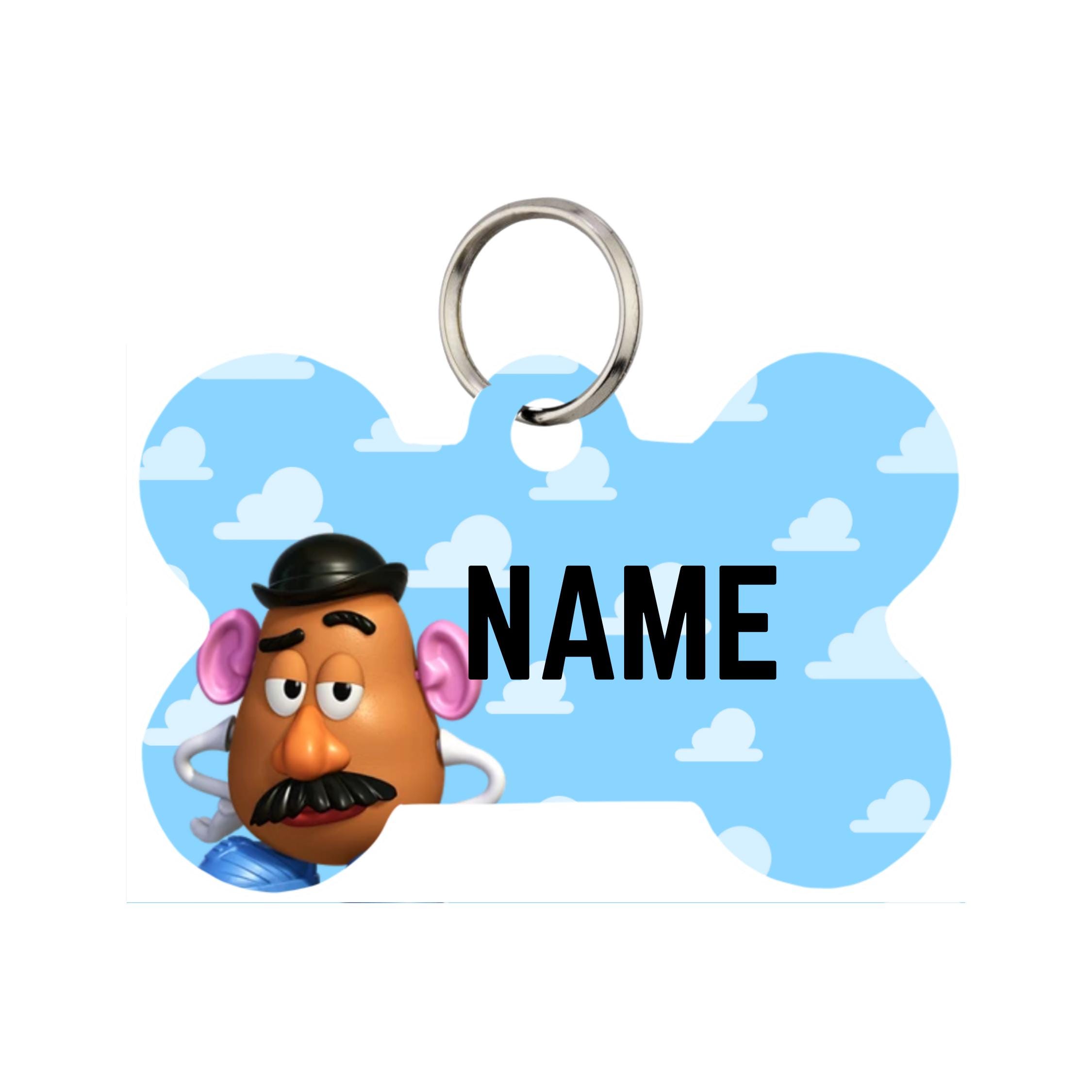 Mr Potato Head Pet Id Tag for Dogs and Cats or Keychain 