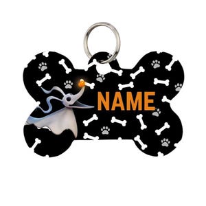 Etiqueta de identificación Zero Pet para perros y gatos o llavero / Personalizada