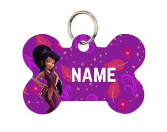 Vidia Pet Id Tag for Dogs and Cats or Keychain | Personalized