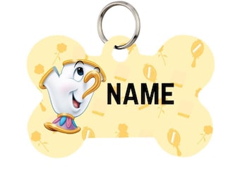 Chip Pet Id Tag for Dogs and Cats or Keychain | Personalized