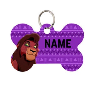 Kovu Pet Id Tag for Dogs and Cats or Keychain | Personalized
