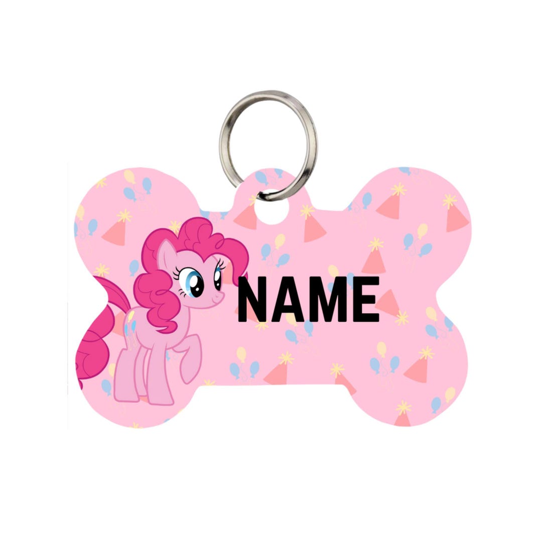 Raspberry Dog Tag Pinkie Pie Pet Id Tag for Dogs | Personalized - Etsy