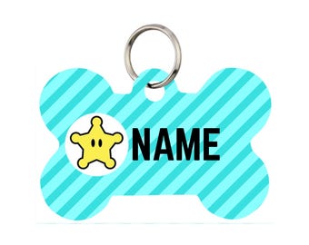 Rosalina Pet Id Tag for Dogs and Cats or Keychain | Personalized