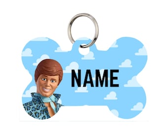 Ken Id Tag for Dogs and Cats or Keychain | Personalized
