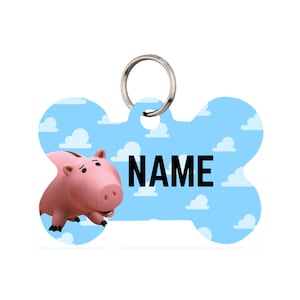 Ham Pet Id Tag for Dogs and Cats or Keychain | Personalized