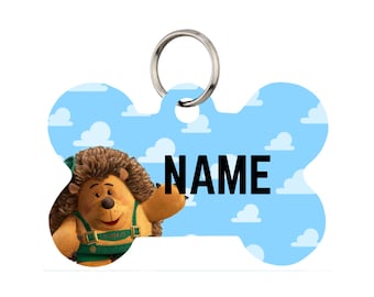 Mr. Pricklepants Pet Id Tag for Dogs and Cats or Keychain | Personalized