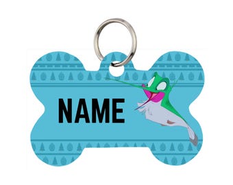 Flit Pet Id Tag for Dogs and Cats or Keychain | Personalized