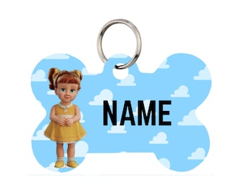 Gabby Gabby Pet Id Tag for Dogs and Cats or Keychain | Personalized