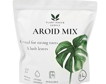 Plant Haven Supply Aroid Mix Soilless Chunky Blend for Monstera Philodendron and Tropical Houseplants 5 L 10 L 15 L