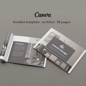 Professional Company Brochure Template | 18-Page Editable Canva Design | Modern Corporate Presentation | US Letter Size