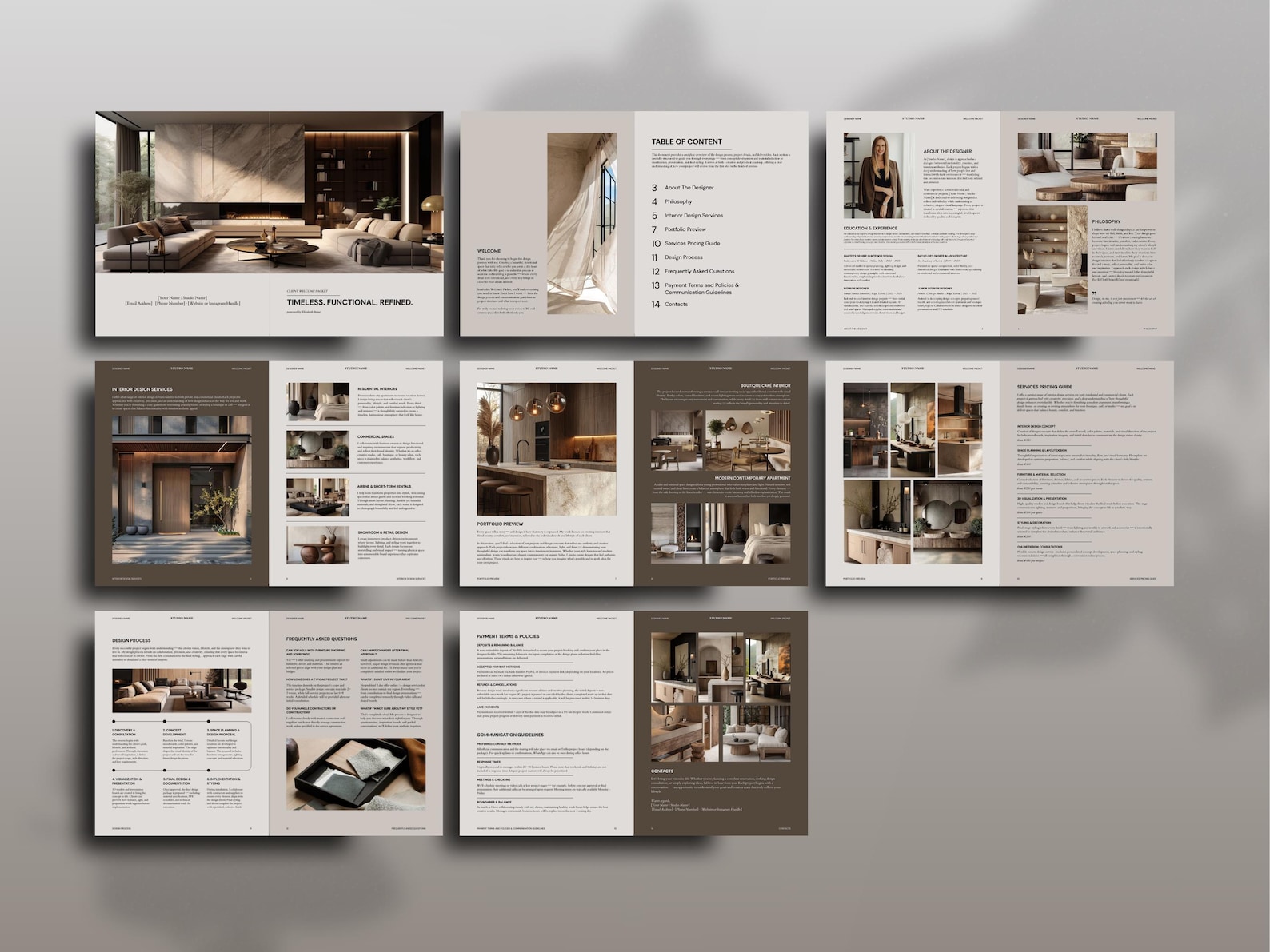 Onboarding New Client Welcome Packet | Architecture & Interior Design ...