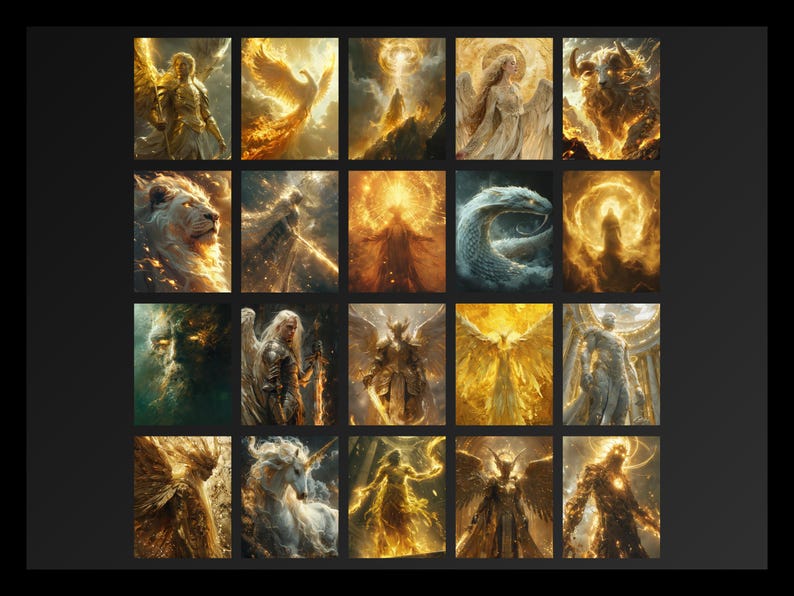 Divine Fantasy Portraits – 20 High-resolution Pngs for Dnd, Writers ...