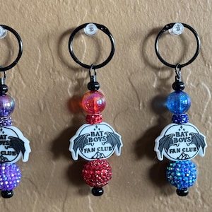ACOTAR Bat Boys Fan Club Keychains/ Bag Charms