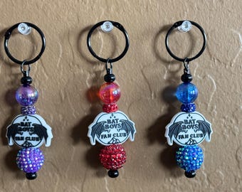 ACOTAR Bat Boys Fan Club Keychains/ Bag Charms