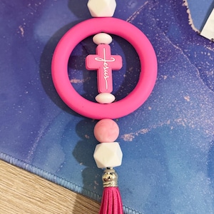 Cross Car Charm/ Bag Charm