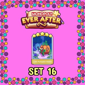 Last Pumpkin Home Set 16 - Mogo Sticker 5 Stars - EVER AFTER Album