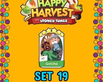 Gotcha - Set 19 - Monopoly_Go Sticker 6 Star - Happy Harvest Album