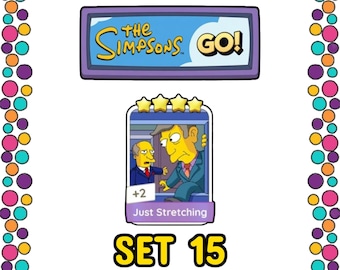 Just Stretching Set 15 - Adesivo Monopoly_Go 4 stelle - Album I Simpson