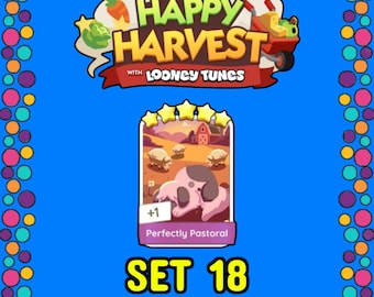 Perfectly Pastoral - Set 18 - Monopoly_Go Sticker 5 Star - Happy Harvest Album