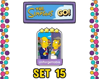 Set indimenticabile 15 - Adesivo Monopoly_Go 4 stelle - Album dei Simpson