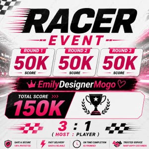 Monopoly ACME Mayhem Racers – 50.000 punten per ronde (Lees de beschrijving)