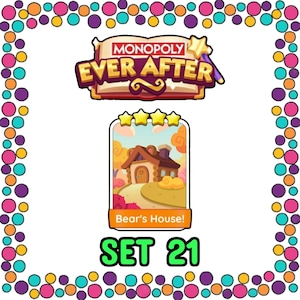 ベアハウスセット21 - モノポリー_ゴー ステッカー 4つ星 - EVER_AFTER アルバム