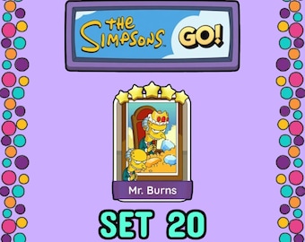 Mr. Burns Set 20 - Monopoly Sticker 5 Sterne - Die Gibsons Album