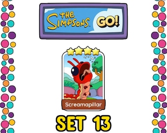 Set Screamapillar 13 - Adesivo Monopoly_Go 4 stelle - Album I Simpson