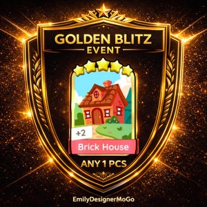 Monopoly *Golden Blitz* - Casa de ladrillos - Set 24