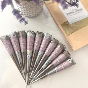 100% natuurlijke hennakegels 20 g - met Rajasthani-poeder en etherische lavendelolie