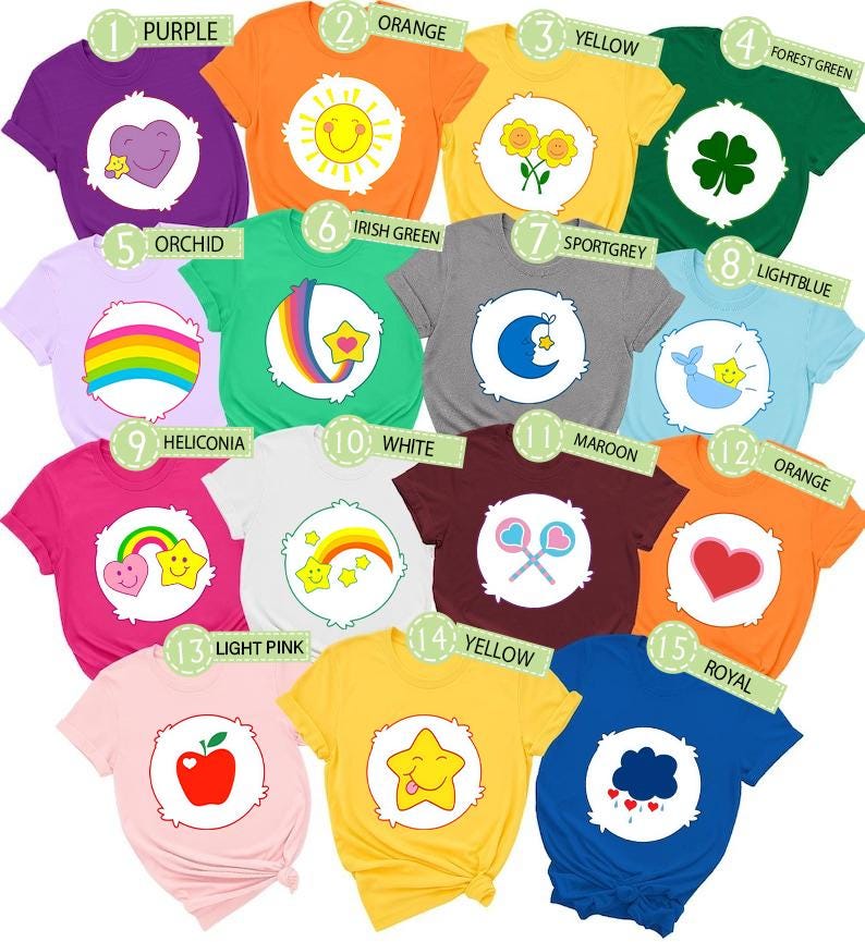 Care Bear Costume Shirt: Matching Group Halloween Outfit