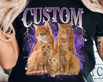 Custom Pet Shirt, Retro Graphic 90s Shirt, Pet Bootleg Shirt, Custom Bootleg Rap Tee Dog, Custom 90S Bootleg Shirt, Personalize Bootleg Tee
