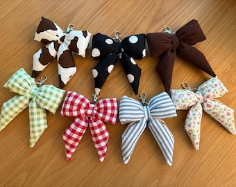 Handmade Bow Keychain