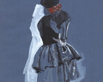 Female Figure Original Fashion Illustration