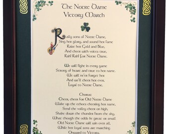 lyrics to notre dame victory march lyrics to notre dame victory march