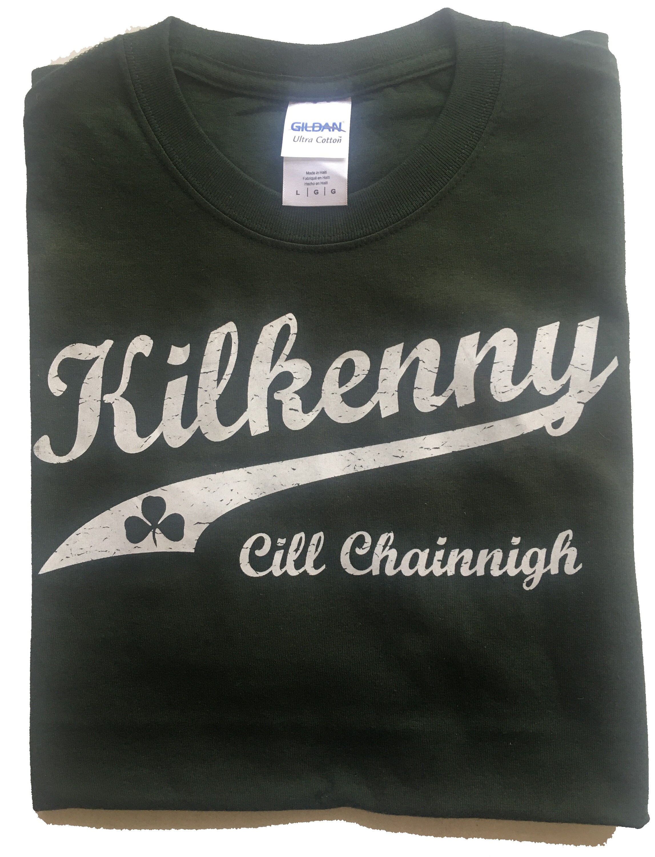 County Kilkenny Unisex Crew Neck T-Shirt Forest Green