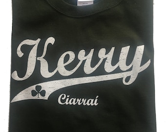 County Kerry Unisex Crew Neck T-Shirt Forest Green