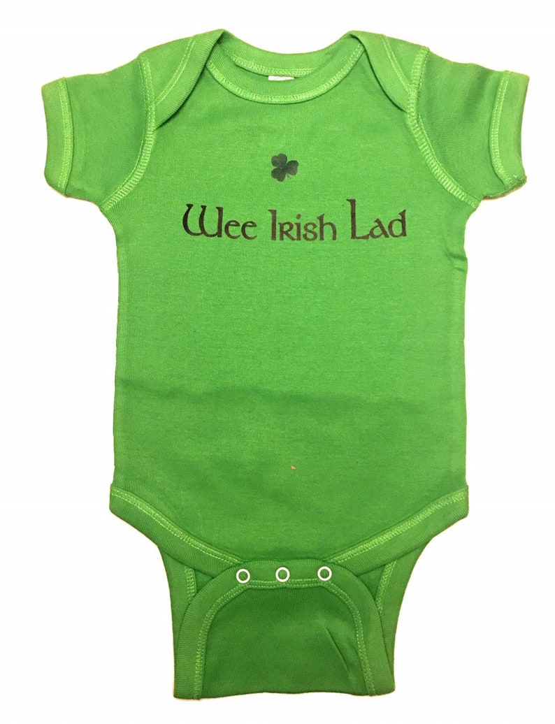 Wee Irish Lad Irish Baby Gift Irish Baby Irish Baby Clothes Etsy