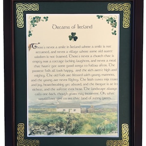 Irish Blessing - Personalized Framed Blessing, Irish Gifts - Irish Blessing, Irish gifts, Irish gifts women,