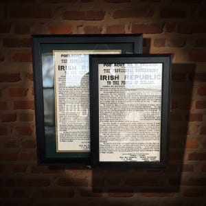 Frame For Proclamation Irish Proclamation of Independence Framed Print - Republic of Ireland ...