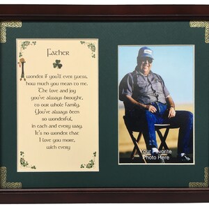 Father, Personalized Framed Blessing, Father gift, Irish Blessing, Irish gifts, Irish gifts for men,
